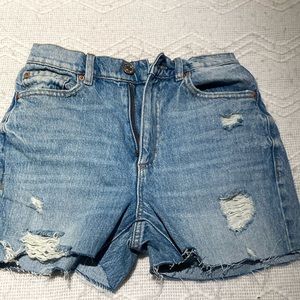 Mom jean shorts from garage